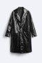 Shiny-effect oversize coat - limited edition