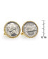 ფოტო #2 პროდუქტის Silver Jefferson Nickel Wartime Nickel Rope Bezel Coin Cuff Links