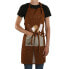 Фото #2 товара Фартук Versa Cubiertos коричневый 80 x 70 см полиэстер хлопок нейлон