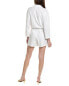 Фото #2 товара Stateside Linen-Blend Romper Women's White S