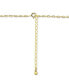 ფოტო #4 პროდუქტის Cubic Zirconia Flower Pendant Necklace in 18k Gold-Plated Sterling Silver, 16" + 2" extender, Created for Macy's