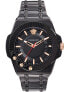 Фото #1 товара Versace VEDY00719 Chain Reaction men`s watch 46mm 5ATM