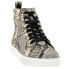 Matisse Entice Snake High Top Womens Black, Grey, Off White Sneakers Casual Sho