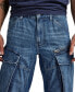 Фото #5 товара Men's Tapered-Fit Rovic Zip Moto Jeans
