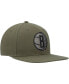 ფოტო #3 პროდუქტის Men's Olive Brooklyn Nets Ballpark Camo Captain Snapback Hat