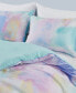 Фото #11 товара Cassiopeia Watercolor Tie Dye 3-Pc. Duvet Cover Set, Twin/Twin XL