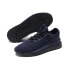 Фото #8 товара Puma Pacer Future Drip 39280101 Mens Blue Canvas Lifestyle Sneakers Shoes