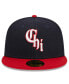 Фото #3 товара Men's Navy Chicago White Sox Cooperstown Collection Retro City 59FIFTY Fitted Hat