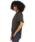 ფოტო #3 პროდუქტის MICHAEL Women's Satin V-Neck Top