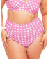 ფოტო #1 პროდუქტის Plus Size Vivien Swimwear High-Waist Bikini Bottom
