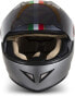 Soxon® Deluxe Titan ST-666 Integral Helmet Full-Face Motorcycle / Scooter / Cruiser Crash Helmet Street Fighter Sports Helmet ECE 22.05 Visor Quick Fastener Bag XS-XL (53-62 cm)