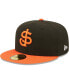 Фото #1 товара Men's Black San Jose Giants Authentic Collection Team Home 59FIFTY Fitted Hat
