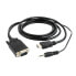 VGA to HDMI Adapter with Audio GEMBIRD A-HDMI-VGA-03-6 Black 1,8 m