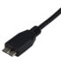 Фото #4 товара MCL Samar MCL MC923-1C/3HBME-1M - 1 m - USB C - Micro-USB B - USB 3.2 Gen 1 (3.1 Gen 1) - Male/Male - Black