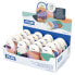 MILAN Display Box 24 Erasers Oval With Cover The Fun Series Multicolour