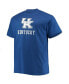 Фото #3 товара Men's Royal Kentucky Wildcats Big and Tall Lockup T-shirt