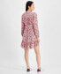 Фото #2 товара Платье Tommy Hilfiger Женское с флористическим принтом, с завязкой спереди, модель Sandbar Fit & Flare Tiered