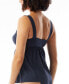 Michael Kors 299546 Women Solids Underwire Baby Doll Tankini New Navy Size SM