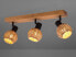 Фото #8 товара Потолочный светильник MeineWunschleuchte Классический потолочный светильник из дерева и ротанга