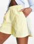 adidas Originals Island Club shorts in yellow - YELLOW