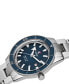 ფოტო #3 პროდუქტის Captain Cook Men's Automatic Blue Stainless Steel Bracelet Watch 42 mm