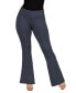 ფოტო #8 პროდუქტის Black Bell Bottom Foldover Waist Sweatpants