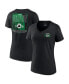 Women's Black Boston Celtics 2022 Eastern Conference Champions Balanced Attack Roster V-Neck T-shirt