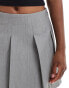 ASOS DESIGN tailored pleated mini skirt in grey grau, 40 - фото #4