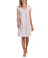 ფოტო #1 პროდუქტის Women's Sleeveless Floral Nightgown