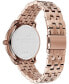 Фото #4 товара Women's Starlight Rose Gold-Tone Stainless Steel Watch 36mm