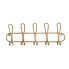 Wall mounted coat hanger Romimex Natural wicker 61 x 21 x 8 cm