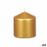 Фото #1 товара Декоративная свеча Acorde Вуаль Позолоченный 7 x 7,5 x 7 см (24 шт)