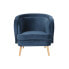 Фото #3 товара Кресло DKD Home Decor Голубой Натуральный Велюр Дерево Металл 78 x 78 x 78 см