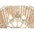 Ceiling Light Home ESPRIT White Light brown Wood Metal 25 W 38 x 38 x 29 cm