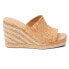 COCONUTS by Matisse Audrey Wedge Womens Beige Casual Sandals AUDREY-722