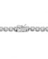 ფოტო #4 პროდუქტის Men's Diamond Tennis Bracelet (1 ct. t.w.) in Sterling Silver
