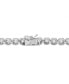 Фото #4 товара Men's Diamond Tennis Bracelet (1 ct. t.w.) in Sterling Silver