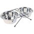 ფოტო #1 პროდუქტის TRIXIE On Feet Set Stainless Steel Bowl