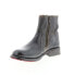 Фото #4 товара Bed Stu Eiffel F315403 Womens Black Leather Zipper Casual Dress Boots 6