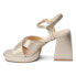 Фото #3 товара COCONUTS by Matisse Robin Metallic Platform Womens Size 7 M Dress Sandals ROBIN