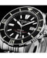 ფოტო #3 პროდუქტის Men's Depthmaster Silver-tone Stainless Steel , Black Dial , 43mm Round Watch