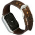 Фото #1 товара dbramante1928 Bornholm - Watch Strap 44mm - Dark Brown/Silver - Strap - Smartwatch - Brown - Apple - Apple Watch SE and Series 1-8 - Leather