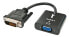 Фото #1 товара Lindy DVI-D to VGA Converter - 0.1 m - DVI-D - VGA (D-Sub) - Male - Female - Straight