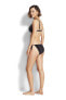 Фото #3 товара Seafolly 297382 Women's Longline Triangle Bikini Top Swimwear, Active Black, 6
