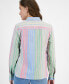 Фото #2 товара Women's Cotton Stripe-Print Shirt