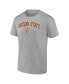 Фото #3 товара Men's Heather Gray Arizona State Sun Devils Campus T-shirt