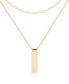 brook & york 14K Gold Plated Maisie Initial Layering Necklace Set