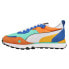 Фото #3 товара Puma Rider Fv "Future Vintage" Lace Up Mens Blue Sneakers Casual Shoes 38767201