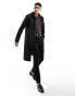 ASOS DESIGN trench coat in black