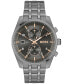 ფოტო #1 პროდუქტის Men's Skytraveller Quartz Fashion Chrono Ionic Plated Gray Steel Watch 44mm